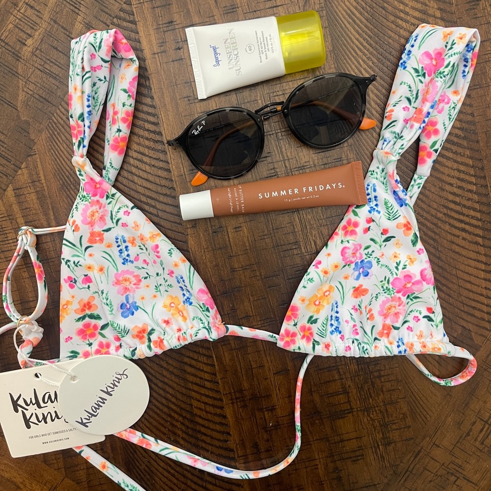 Kulani Kinis Slide Bralette Bikini Top - Bambi